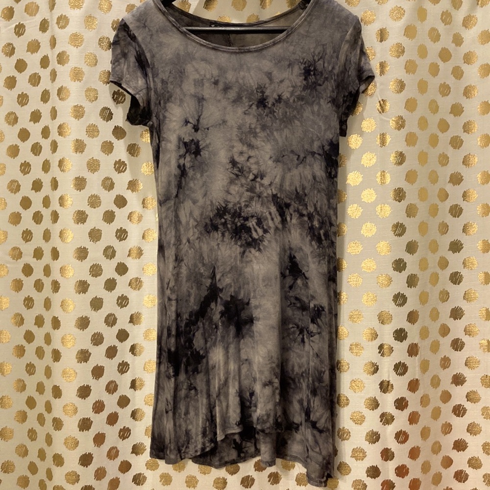 Black, gray, and white tie-dye Brit&Bri dress👗